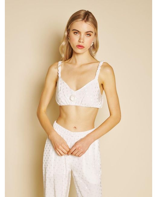 Sister Jane Natural Perle Spot Bralette