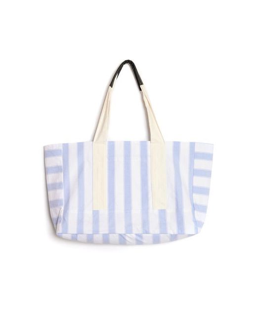 Sister Jane Blue Fisher Stripe Tote Bag
