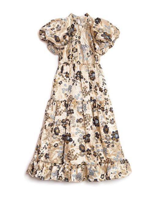 Sister Jane Blue Dream Carp Floral Maxi Dress