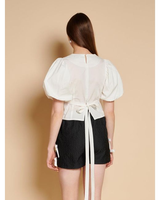 Sister Jane Natural Stuga Cropped Top