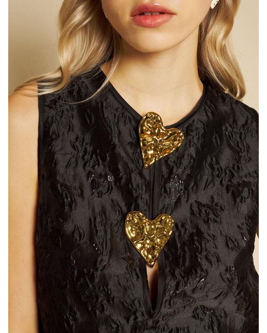 Sister Jane Natural Marguerite Jacquard Mini Dress