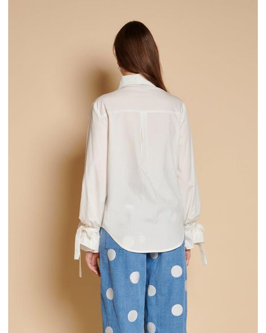 Sister Jane Natural Siljan Bow Blouse