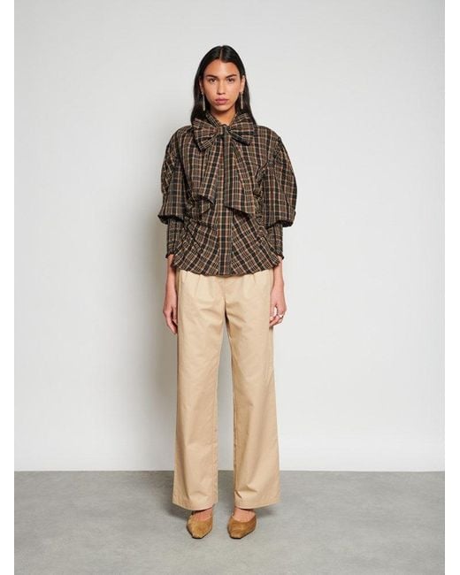 Sister Jane Brown Ghospell Tamara Bow Blouse
