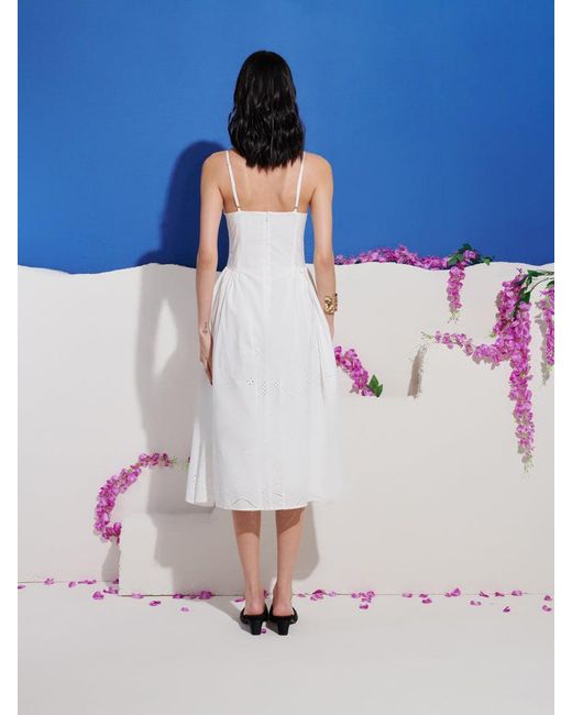 Sister Jane Blue Dream Alina Sweetheart Midi Dress