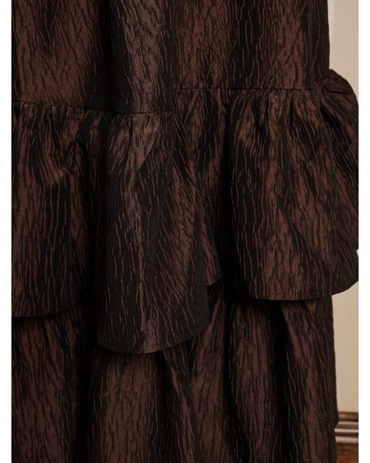 Sister Jane Natural Dream Antiques Jacquard Midi Dress