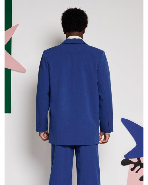 Sister Jane Blue Manon Single Breasted Blazer