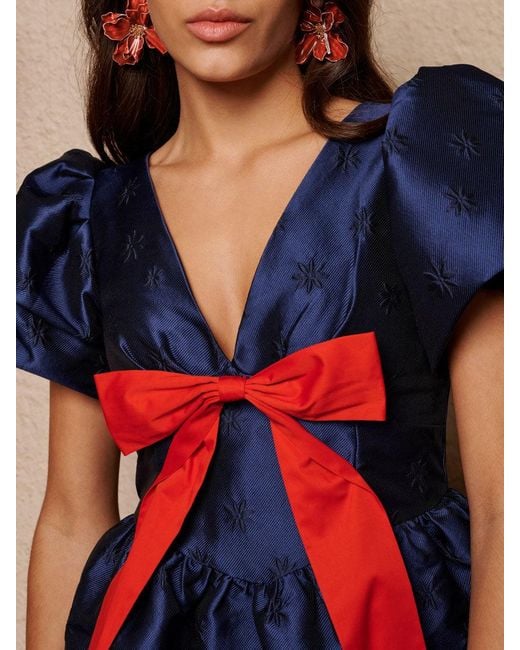 mesh plunge dress Tanya