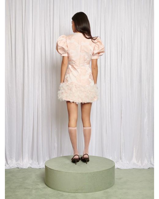 Sister Jane Natural Anemone Bloom Mini Dress