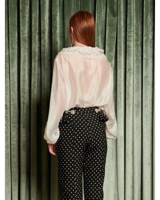 Sister Jane Green Dream Poetic Ruffle Blouse