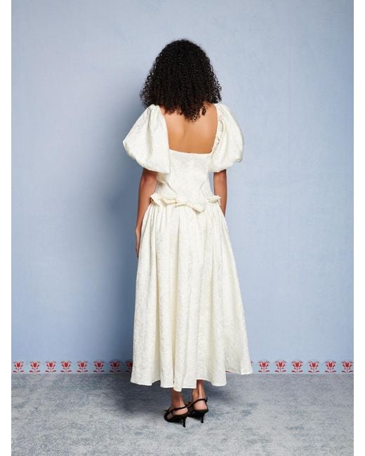 Sister Jane Blue Dream Mora Bow Maxi Dress