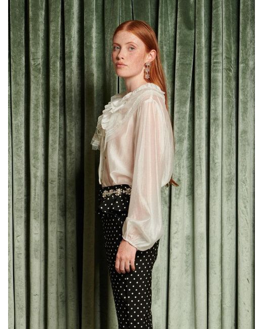 Sister Jane Green Dream Poetic Ruffle Blouse