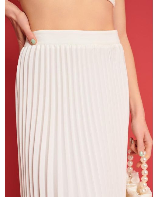 Sister Jane Pink Dream Carolina Pleated Midi Skirt