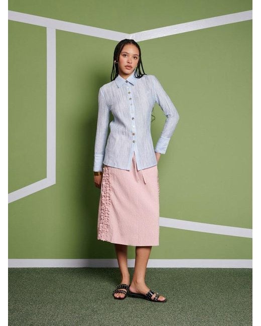 Sister Jane Green Ghospell Rebecca Fitted Shirt