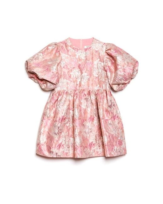 Sister Jane Pink Dream Jam Jar Jacquard Mini Dress