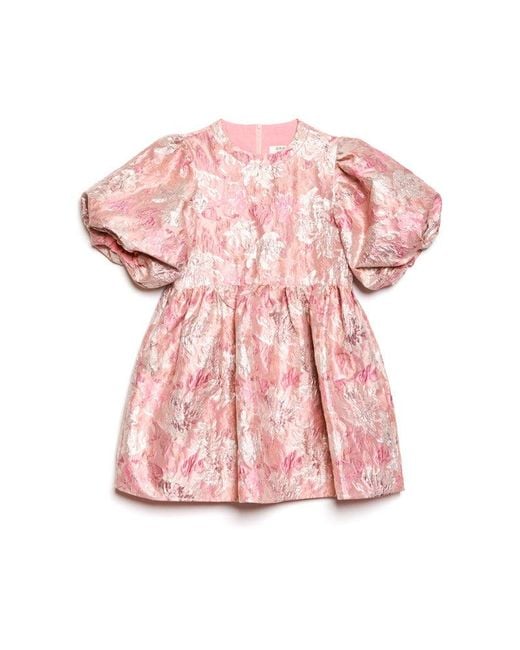 Sister Jane Dream Jam Jar Jacquard Mini Dress in Pink | Lyst