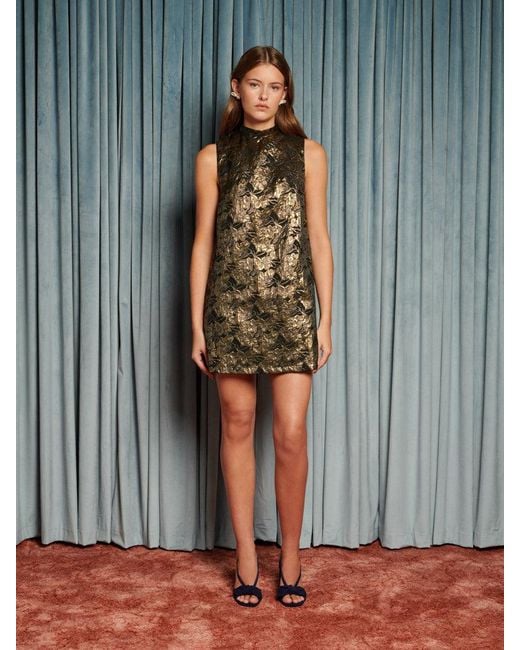 Sister Jane Multicolor Memoria Jacquard Mini Dress