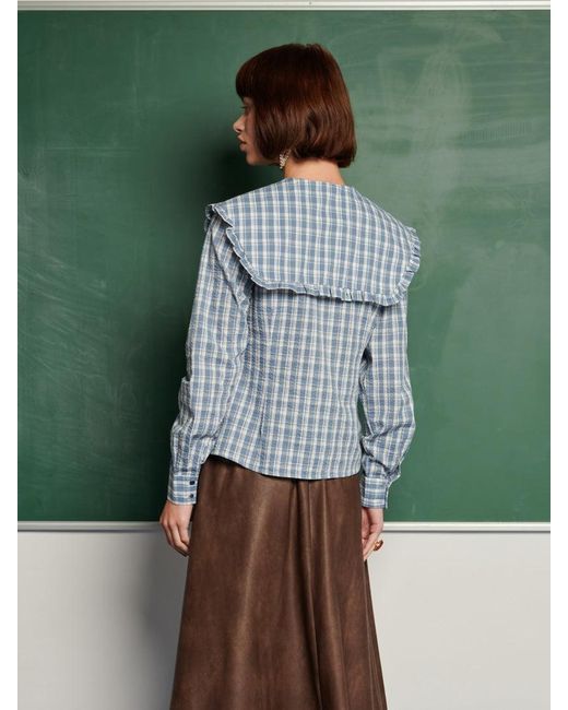 Sister Jane Green Ghospell Esra Check Blouse