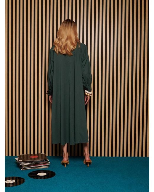 Sister Jane Black Ghospell Fifer Midi Dress