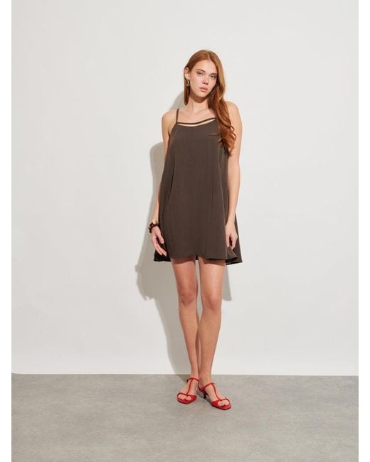 Sister Jane Brown Ghospell Roxy Cami Mini Dress