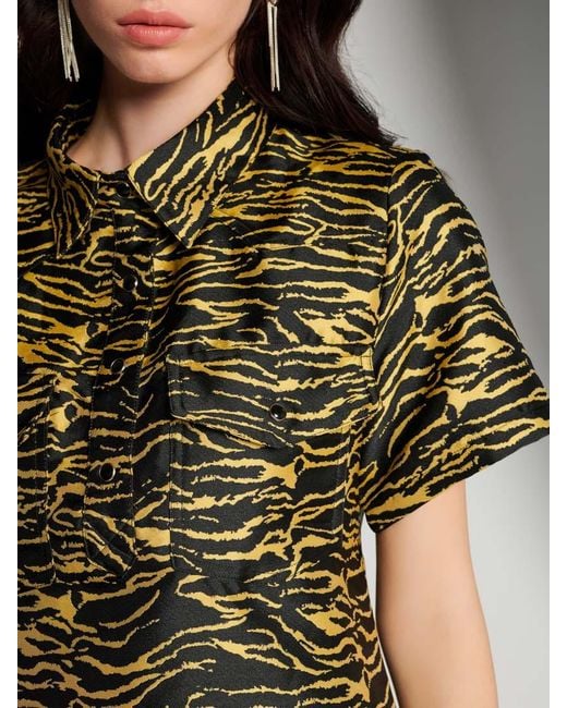 Sister Jane Green Ghospell Bonnie Zebra Mini Dress