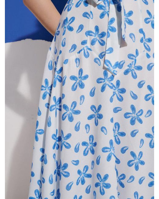 Sister Jane Blue Siro Print Maxi Dress