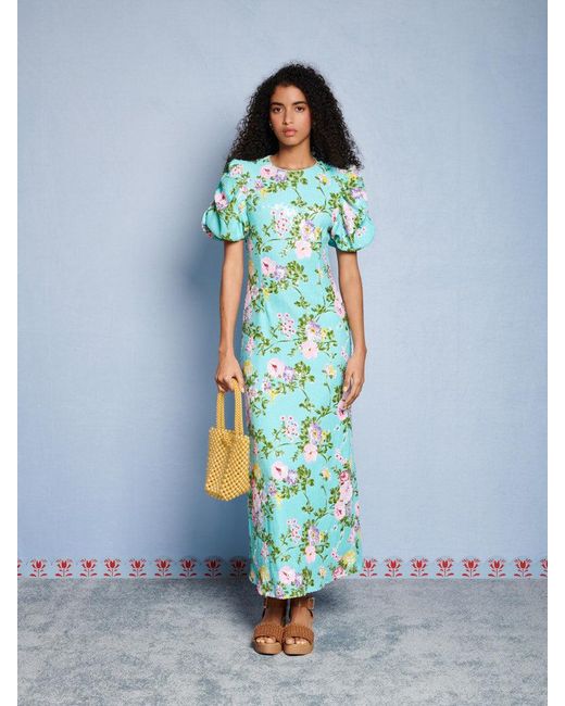 Sister Jane Blue Dream Stellan Sequin Maxi Dress