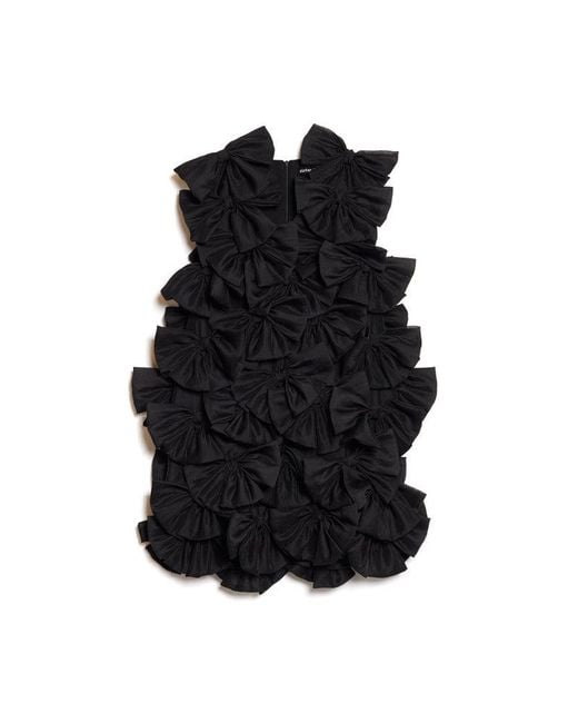 Sister Jane Black Dream Heritage Bow Mini Dress
