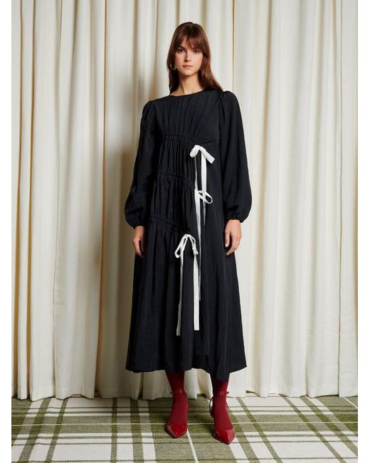Sister Jane Multicolor Ghospell Campbell Ruched Midi Dress