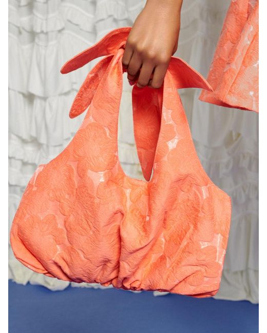 Sister Jane Orange Dream Tangerine Jacquard Mini Bag