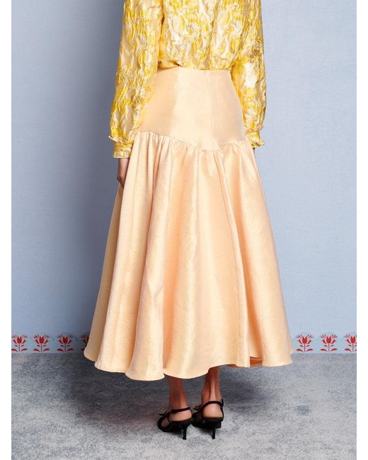 Sister Jane Blue Dream Alma Gathered Maxi Skirt