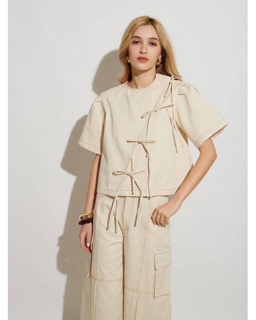 Sister Jane Natural Ghospell Asma Wrap Top