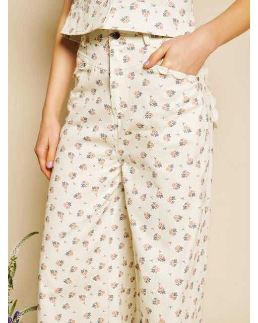 Sister Jane Natural Pêche Ditsy Denim Jeans