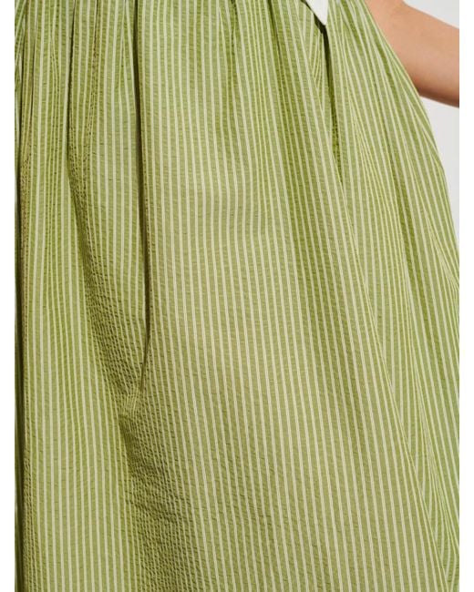 Sister Jane Green Ghospell Sali Stripe Tie Front Midi Dress