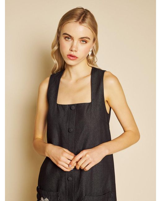 Sister Jane Natural Rosemary Denim Mini Dress