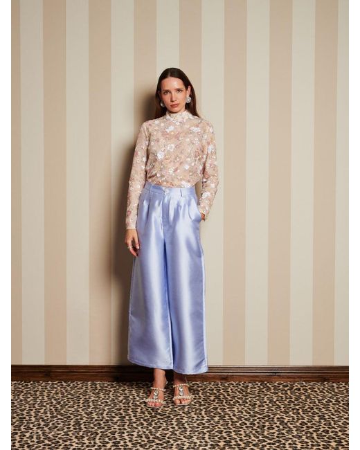 Sister Jane Blue Dream Wallpaper Sequin Top