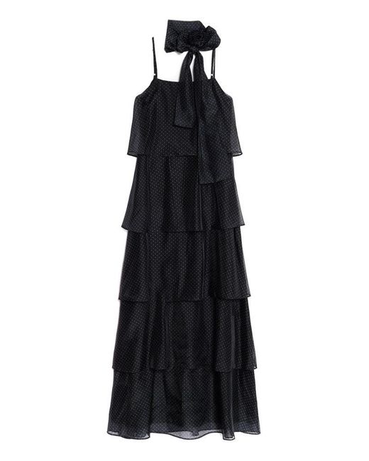 Sister Jane Blue Ranch Tiered Midi Dress