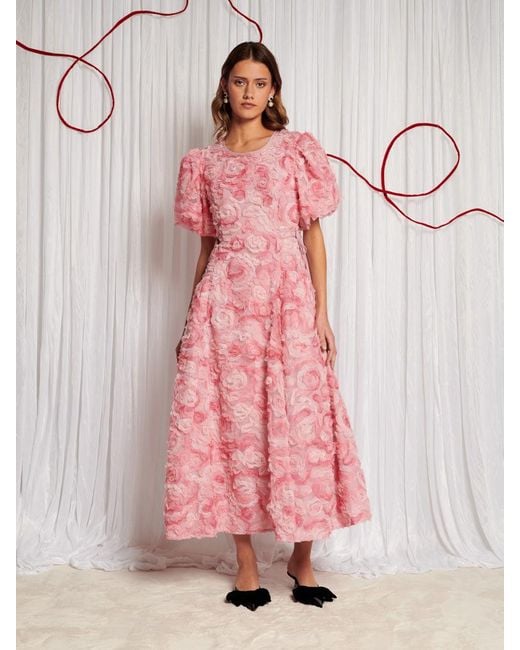 Sister Jane Dream Rose Finch Tulle Midi Dress in Pink | Lyst