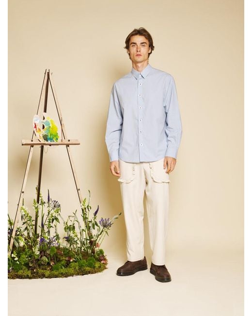 Sister Jane Natural Odilon Ruffle Trim Trousers