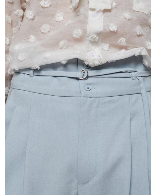Sister Jane Blue Evander High Waisted Trousers