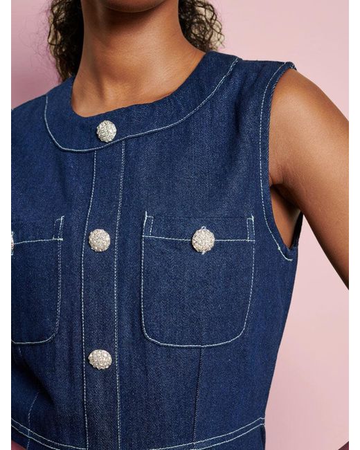 Sister Jane Blue Dream Rosie Denim Mini Dress