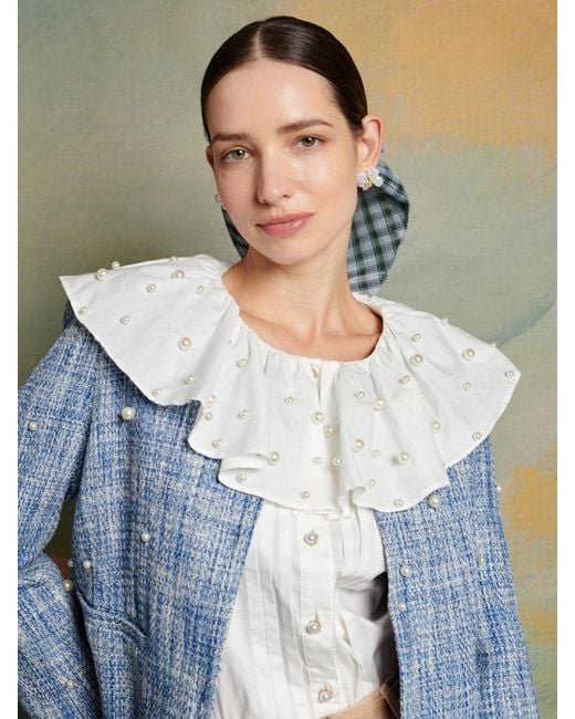 Sister Jane Blue Dream Victoria Pearl Jacket