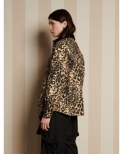 Sister Jane Natural Conrad Leopard Worker Jacket