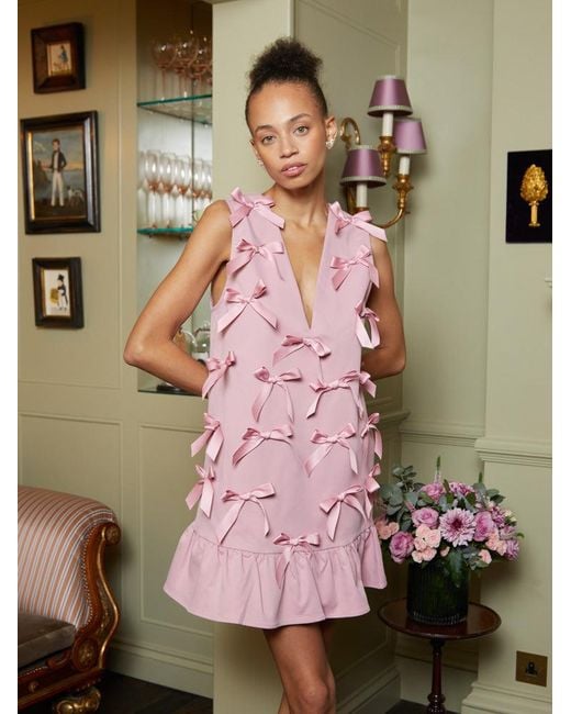 Sister Jane Zinnia Bow Mini Dress | Lyst