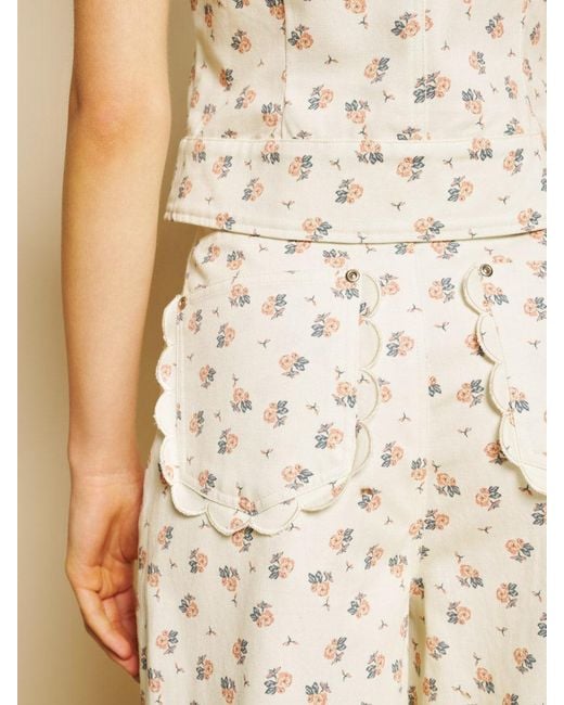 Sister Jane Natural Pêche Ditsy Denim Jeans