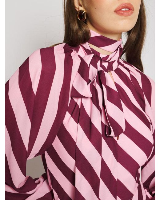 Sister Jane Pink Menton Stripe Maxi Dress