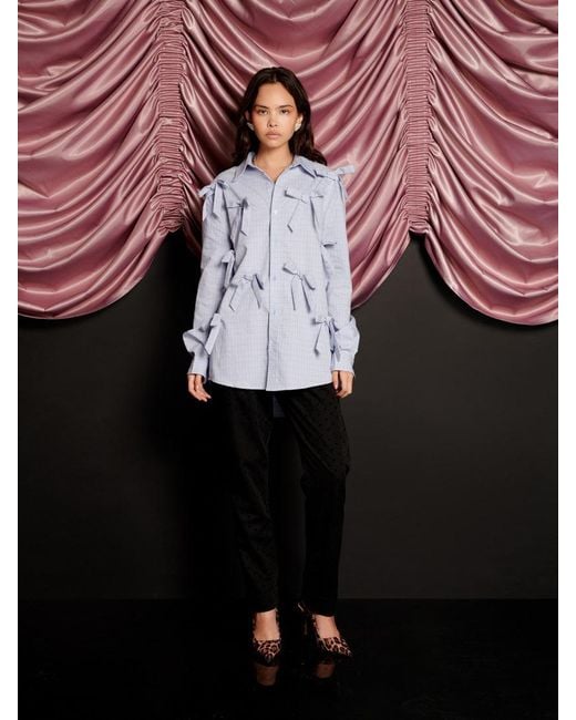 Sister Jane Multicolor Jules Check Bows Shirt