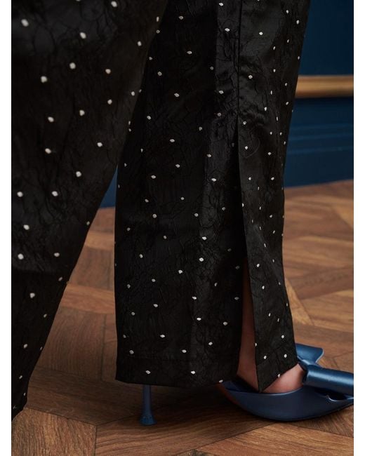 Sister Jane Blue Waltz Ruffle Trousers