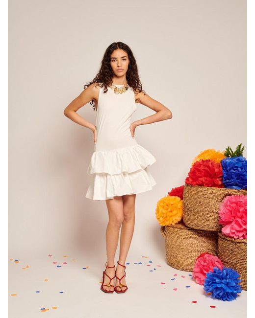 Sister Jane Orange Una Baile Rib Mini Dress