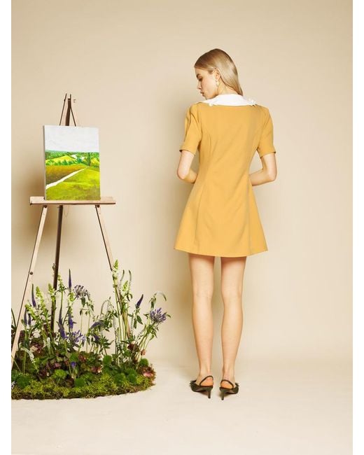 Sister Jane Natural Jewel Canvas Mini Dress