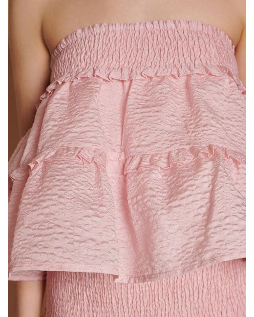 Sister Jane Pink Prim Organza Top